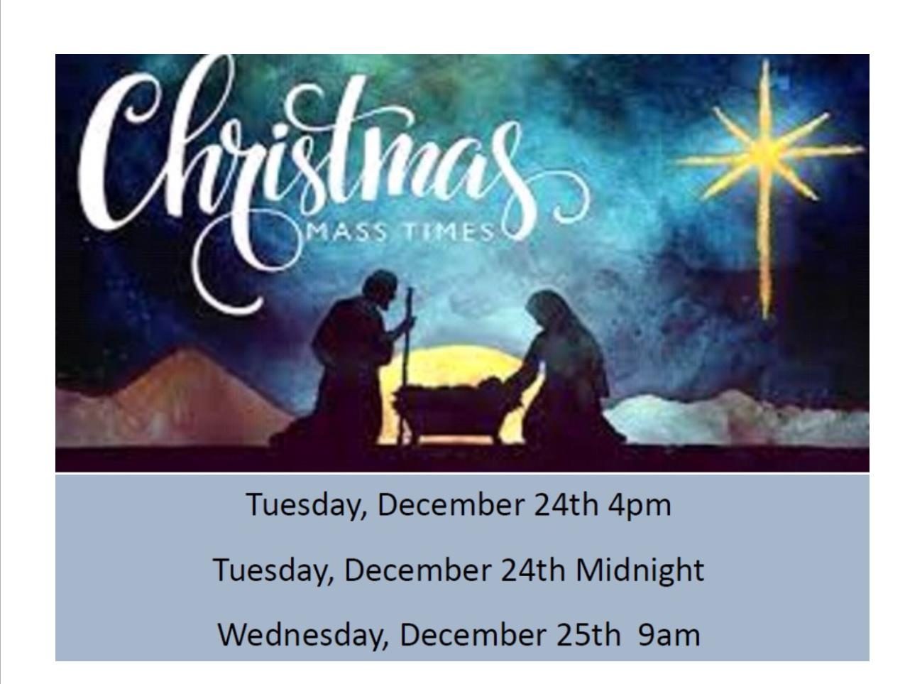 Christmas Mass Times